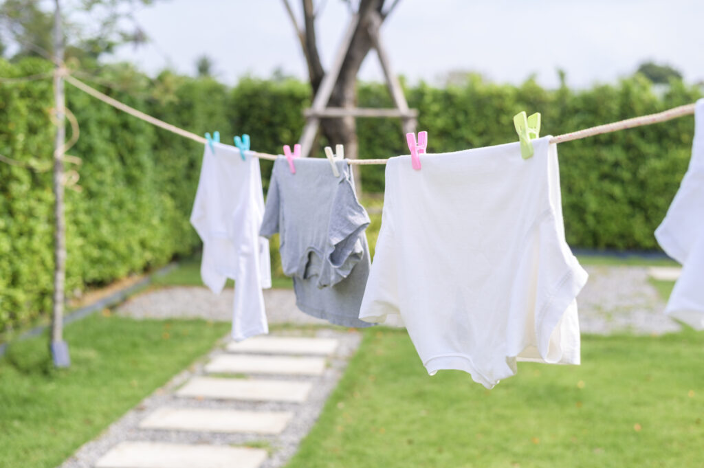 Vecteezy Clothes Hanging Laundry On Washing Line For Drying Against 43238054 1024x681